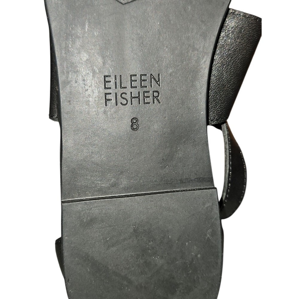 Eileen Fisher Cici Sandal Black Women's Size 8 - Picture 7 of 8